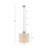 Pacific Metal Material Pendant With Drum Shade Design