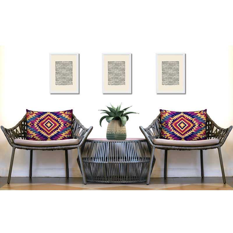Oreiller réversible intérieur / extérieur Kenai, 20 po x 14 po, Royal