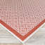 Tapis intérieur rouge vacavée géométrique Vacaville-31479887