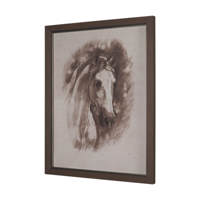 Markee Of A Thoroughbred By Studio A Framed Art Print Matted Under Glass