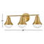 Éclairage pour meuble-lavabo Joss & Main Celica-985784550