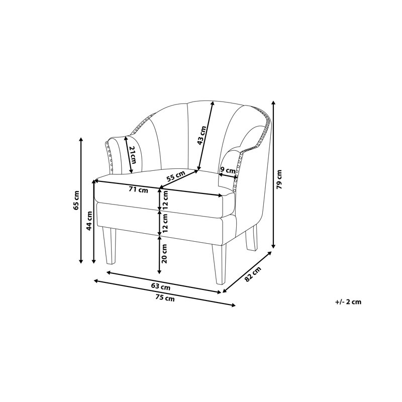 Abbott Upholstered Barrel Chair