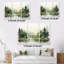 Tranquil Forest Oasis I 3 pièces