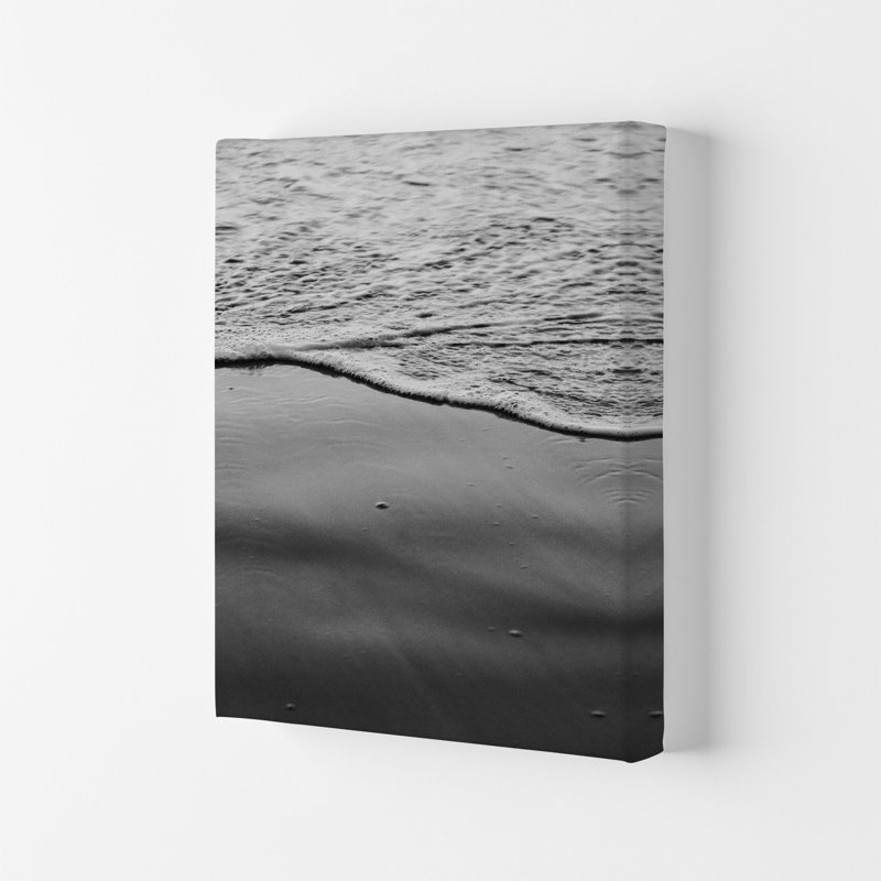 Sea Foam 1 Piece Wall Art, 84cm H x 59.4cm W x 4cm D, Wrapped Canvas