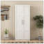 Armoire haute et armoire de cuisine avec 2 portes et 3 cloisons pour séparer 4 espaces de rangement-96017605