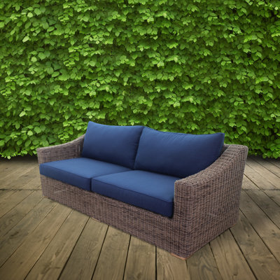 Haleigh 82.68'' Wide Loveseat with Cushions