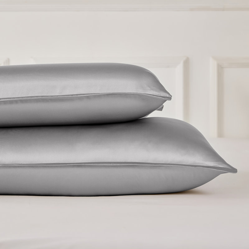 Satin Pillowcase, Silver