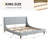 Linvel Upholstered Wingback Platform Bed-1546775925-1546775915