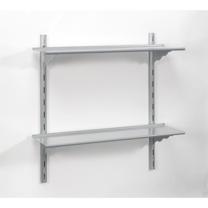 Tablette 2 pièces Chyrisse, H 24 po x l 24 po x P 7 po, Argent