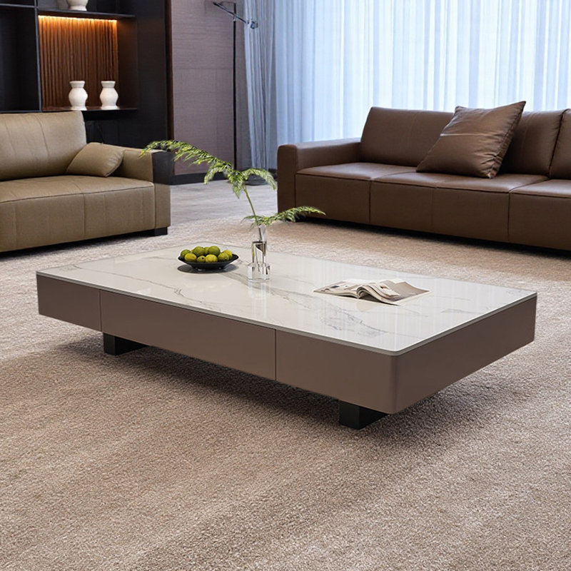 Table basse simple et moderne, 13,77 po H x 55,11 po L x 27,55 po l
