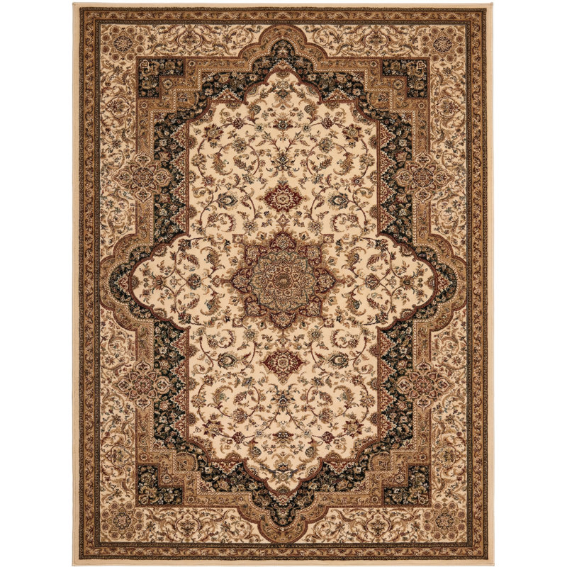 Tapis abstrait noir 10 pi x 13 pi
