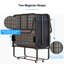 Lit simple escamotable avec matelas en mousse de 4 pouces