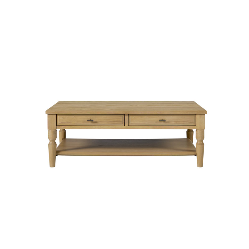Table de tiroir à tiroir avec finition et placage de noix de cajou, deux boîtes entièrement finies, pieds tournés classiques, tablette inférieure ouverte pour le rangement, bois massif brun clair +, profondeur de 50,85 po, largeur de 28,27 po, largeur de 18,5 po