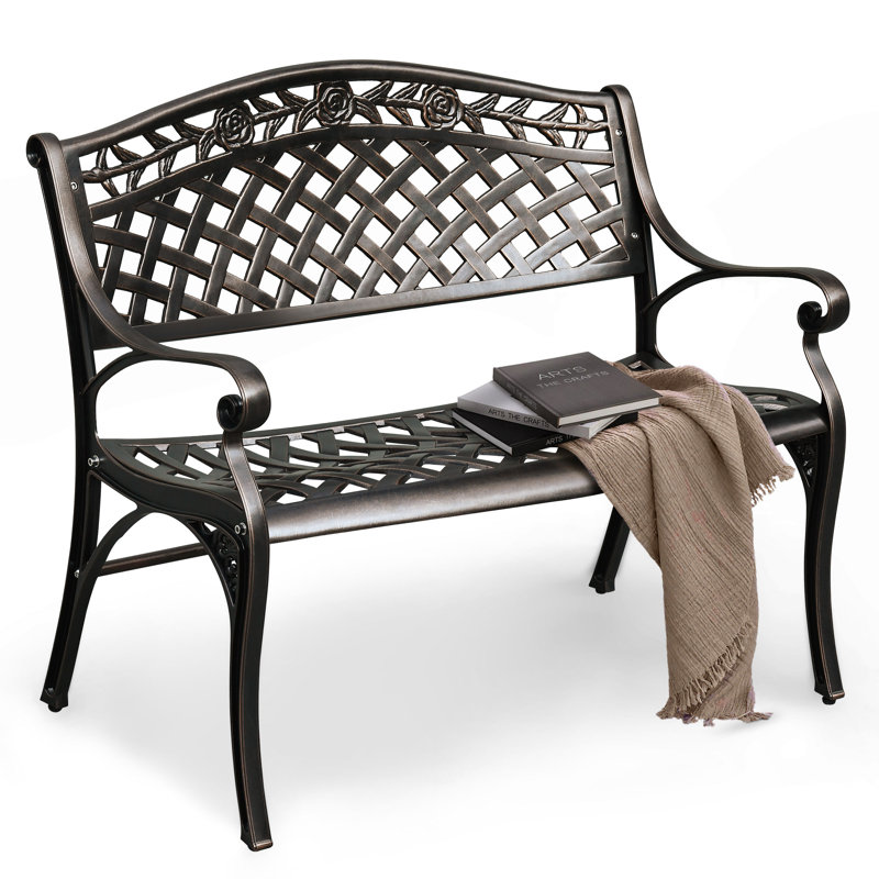 Banc de parc Arnessa, Bronze foncé