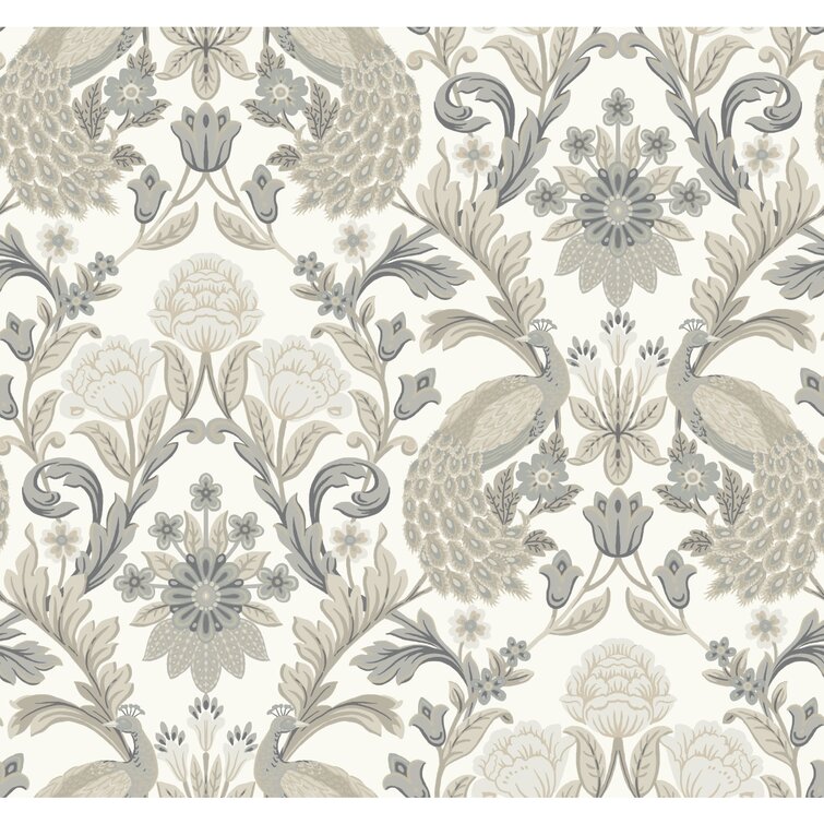 LiLi WhittWhitt Peach Harmony Peel and Stick Wallpaper, Orange - Amazon.com