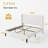 Low-Profile Velvet Upholstered Platform Bed with Wingbacks-244944620-244944621