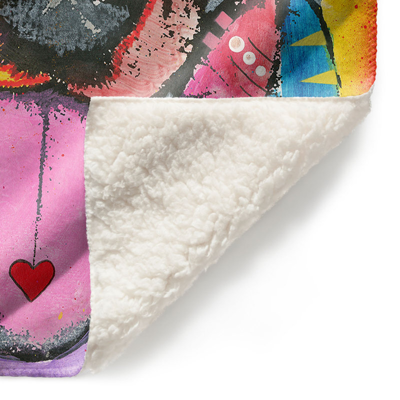  Couverture douce en sherpa, 51 po x 60 po