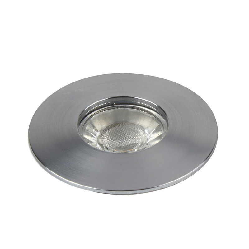 Pack of Three LED Recessed Lighting Kit, Silver
