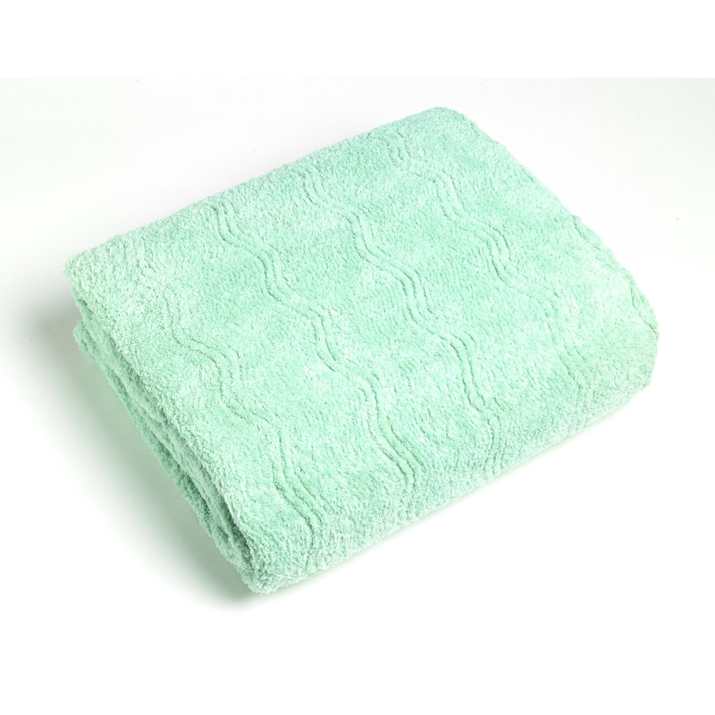 Geneva Cotton Solid Colour Bedspread, Antique Green, King
