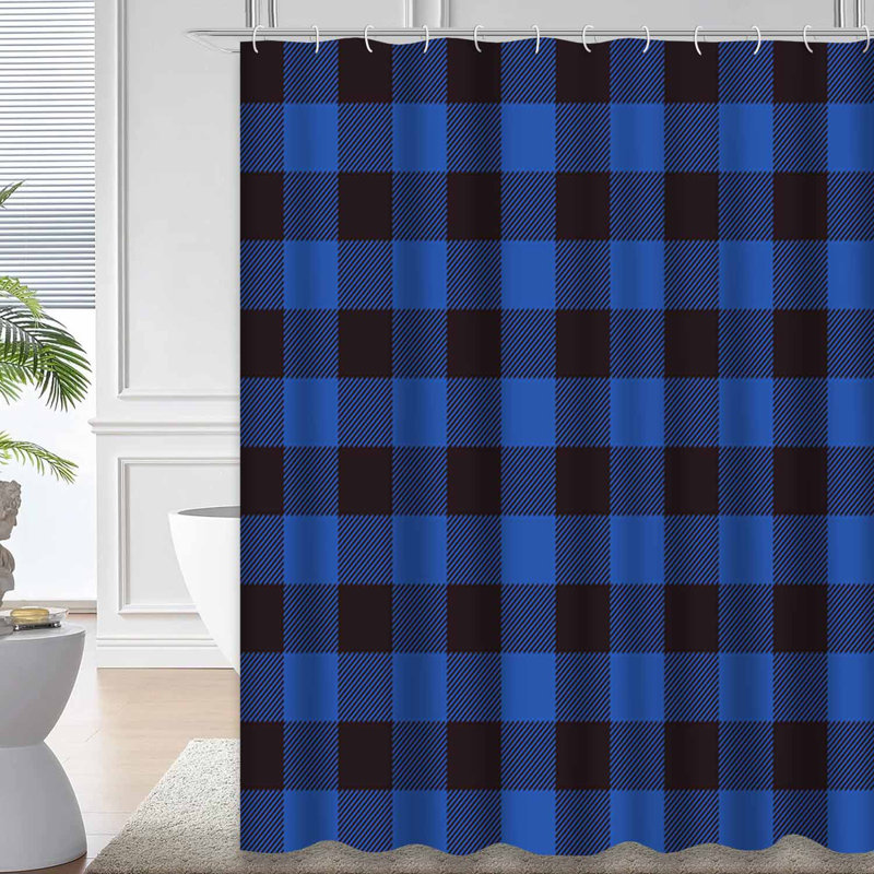 Rideau de douche Lumberjack, L 72 po x l 78 po
