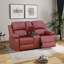 Hondah 2 - Piece Faux Leather Manual Reclining Living Room Set
