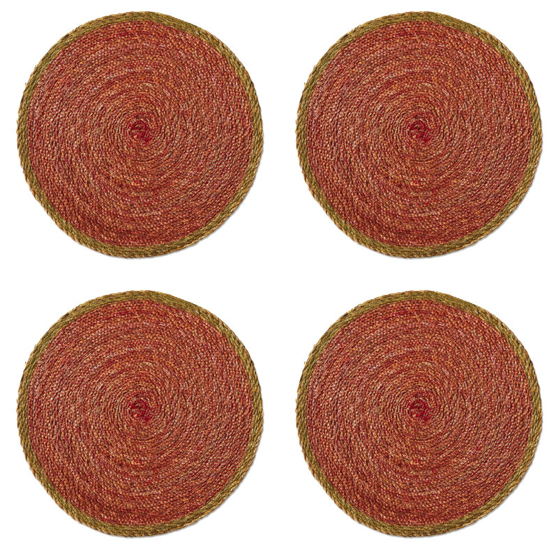 Ensemble de 4 napperons overstitch