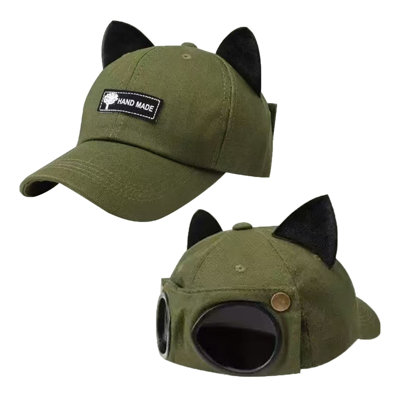 Trousse de bricolage d'animaux magiques : Oreilles, Pain en forme d'oreille cuit à la vapeur, Lunettes mignonnes, Casquette de baseball, Lunettes de soleil, Crème solaire