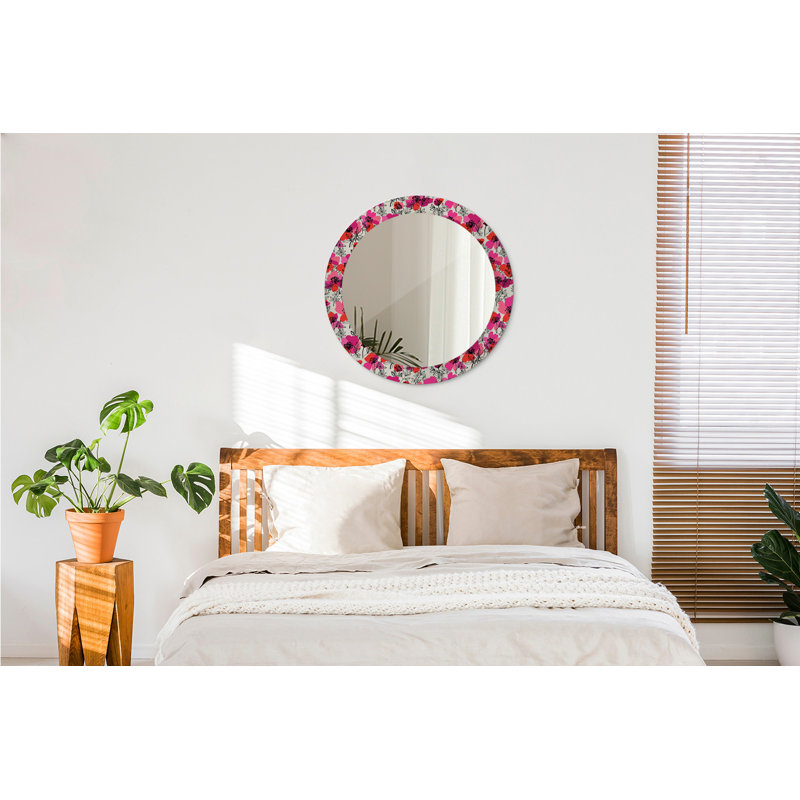 Huldar Glass Flat Wall Mirror
