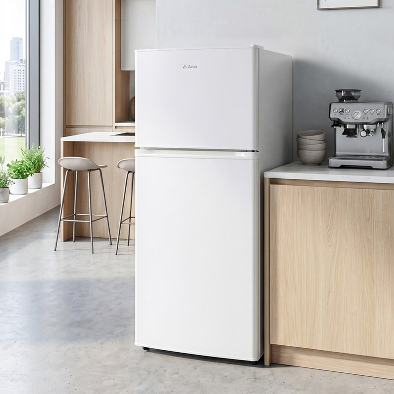Living And Home Freestanding Mini Fridge, White