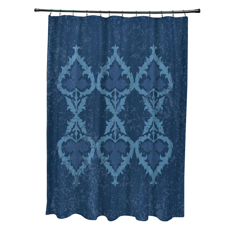 Rideau de douche Harrel, Bleu marine