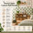 120-Inch Wide Two-Tone Green and Cream Checkered Half-Wall Decal, 48-Inch High-813227198-813227187
