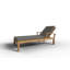 Outdoor Teak Chaise Lounge-1070998177