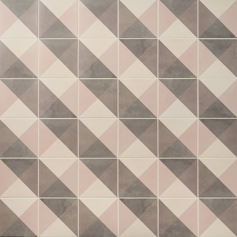 Cement Deco Mist Gray and Pink