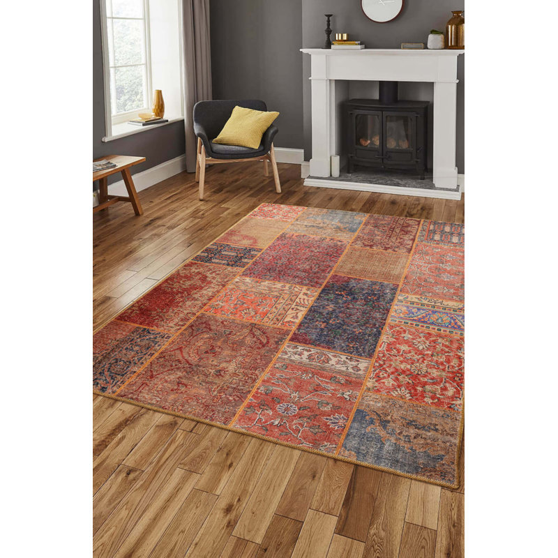 Tapis décoratif brun brun, Rectangle 8 pi 3 po x 11 pi 6 po