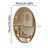 Maralyn Oval Mirror