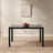 Scratch-Resistant Black Glass Dining Table - Modern Style For Family Dining Rooms