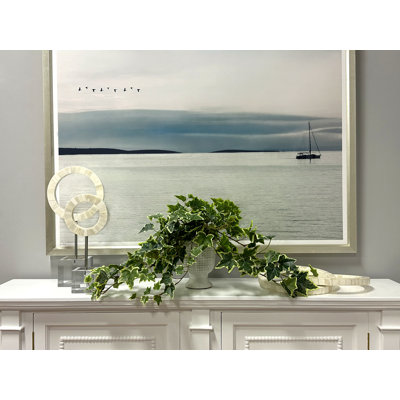 13'' Faux Ivy Plant in Ceramic Vase