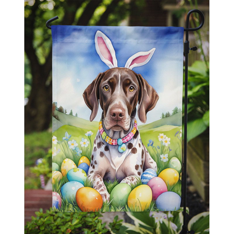 Easter Egg Hunt Double Sided 15.5'' H x 11.25'' W Polyester Easter Garden Flag
