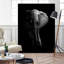 «Éléphant! Fine Art, impression sur toile géante