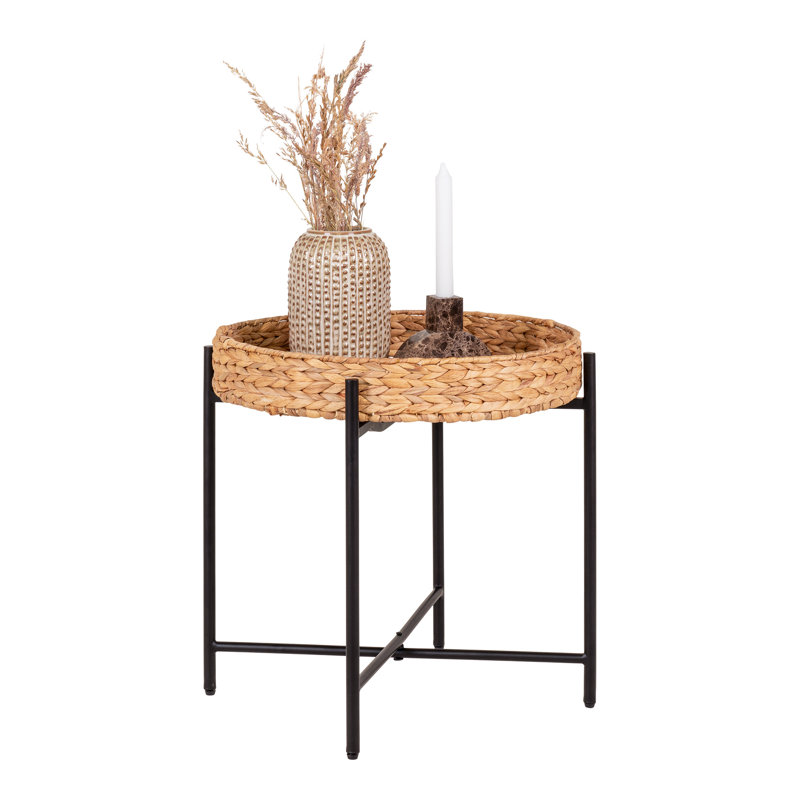 Lovanna Tray Top Cross Legs End Table
