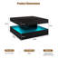 Charvez Solid Coffee Table with 16 Colors LED Lights, 78 x 78 cm-1678105216-1737531412
