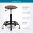 Craine Adjustable Height Industrial Stool with Footrest-11394280