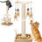 Cat Scratching Post, Sisal Scratching Posts For Indoor Cats Adults, 2 Mounting Methods Cat Scratcher With Hanging Ball And Interactive Toys For Kitten Cats, 25 Inches