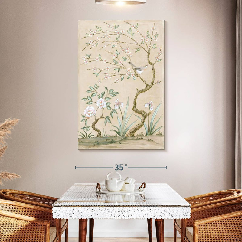 Alvord Spring Mural I Tan, 51" H x 34" W