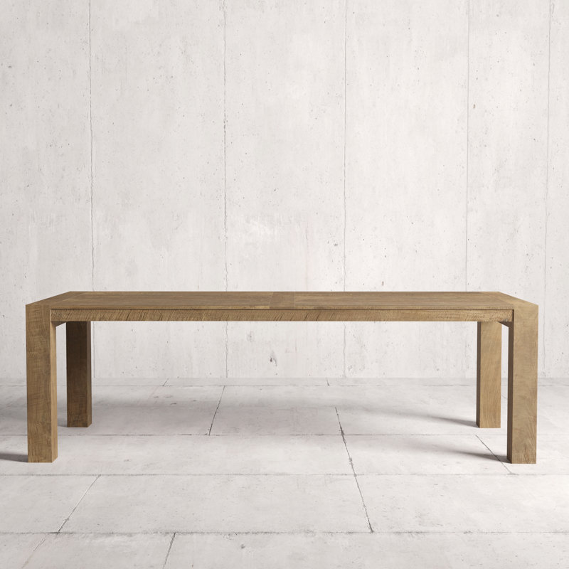 Itan Teak Solid Wood Dining Table, 98" L x 40" W