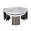 Ensemble de tables basses gigognes 2 pièces Dorris