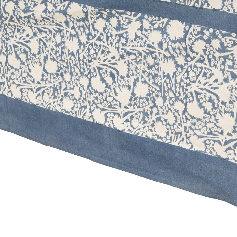 Durkee Rectangular Tablecloth, Blue, 142" x 71"