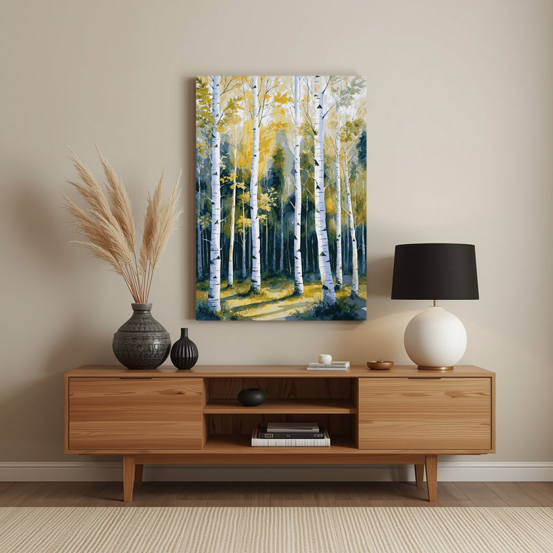 Aquarelle botanique 87, art mural en métal beige, H 14 po x l 11 po