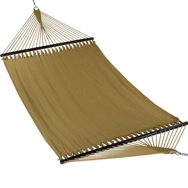 Hamac double à barre d'écartement Blanco, Tanné