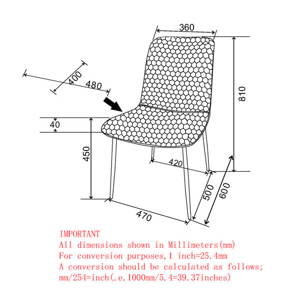 Dimensions du produit